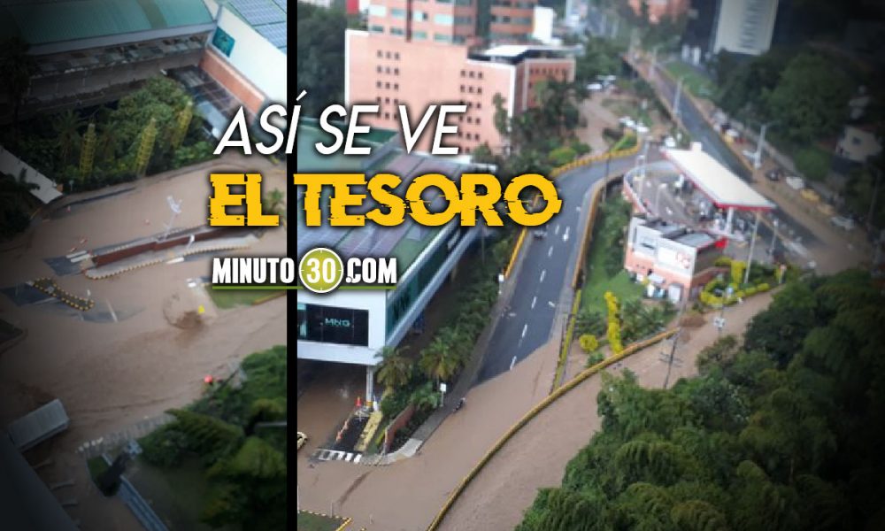 [Videos] Fuertes lluvias en el Valle de Aburrá, alertan del aumento en los niveles del río Aburrá-Medellín