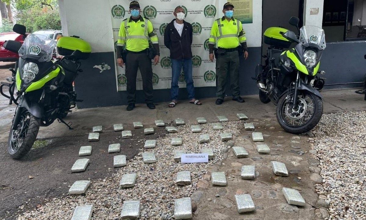 Capturado 40 kilos de marihuana en Zona Bananera