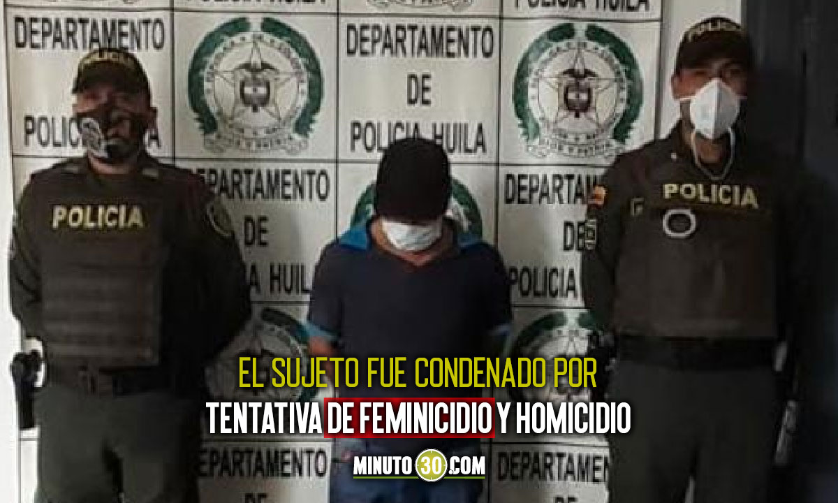 ¿Tan poquito? Casi mata a machetazos a su expareja y le dieron solo 10 años de prisión 1 hUILA