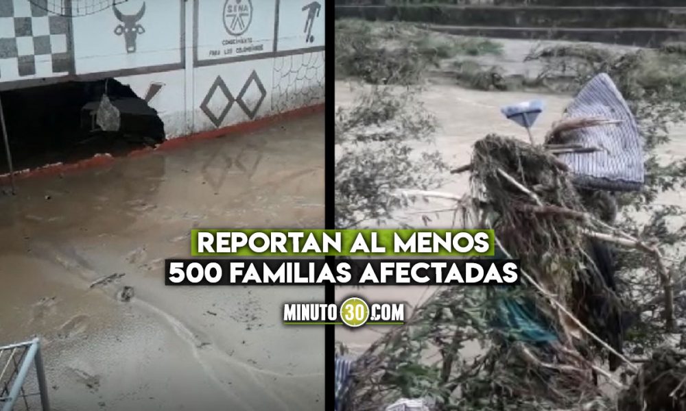 Se inundó Cisneros por las fuertes lluvias