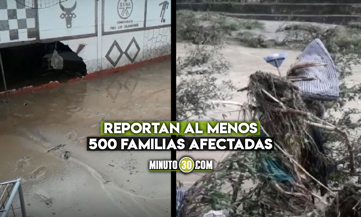 FOTOS Y VIDEOS: Cisneros se inundó por las fuertes lluvias de las últimas horas, así amaneció 1 Se inundó Cisneros por las fuertes lluvias