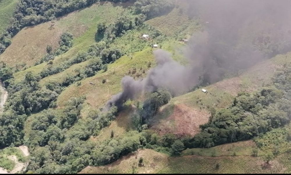 Destruyeron 8 laboratorios de coca en el Chocó