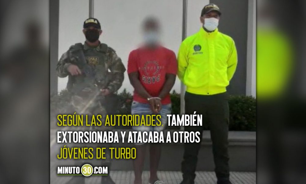 [Video] Cogieron al "Loco Negro", uno de los más buscados por hurto en Urabá