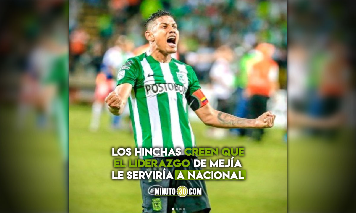 ¡Se vestiría de rojo! Alex Mejía no llegaría a Nacional, y ya tendría nuevo equipo 1 Nacional Álex Mejia