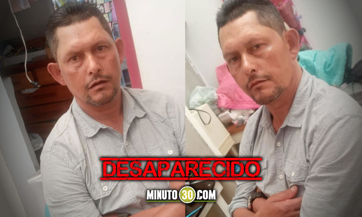 ¡Qué angustia! Gonzalo salió comprar un café por La Campiña y no ha regresado a su casa 1 Gonzalo Antonio Pineda
