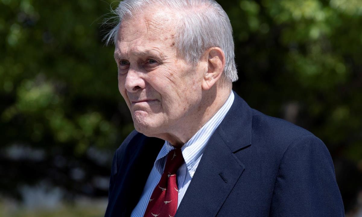 Muere a los 88 años Donald Rumsfeld, exsecretario de Defensa de EE.UU. 1 Donald Rumsfeld