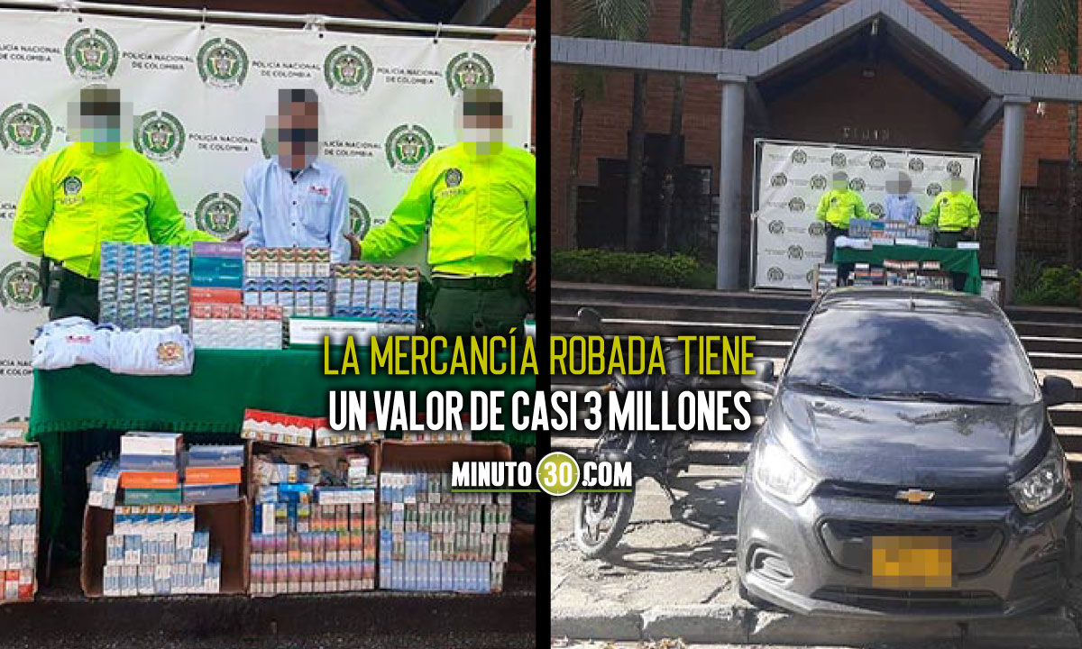 En-Robledo-criminales-atracaron-el-carro-repartidor-de-cigarros-pero-los-cogio-la-Policia Robledo