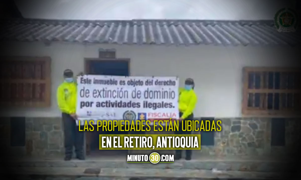 VIDEO: ¡Una millonada! Extinción de dominio a 1.800 millones en bienes, adquiridos con plata de droga 1 EXTINCIÓN DE DOMINIO
