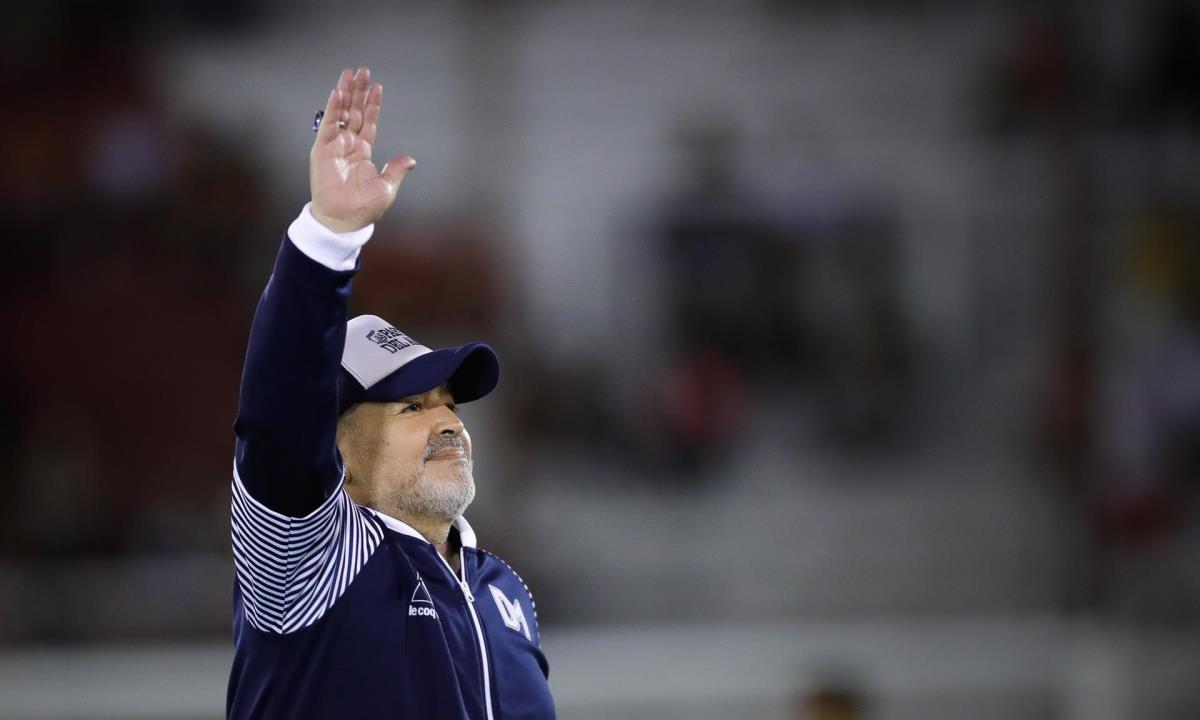 En la imagen, el fallecido exfutbolista argentino Diego Armando Maradona. EFE/Juan Ignacio Roncoroni/Archivo Diego Maradona