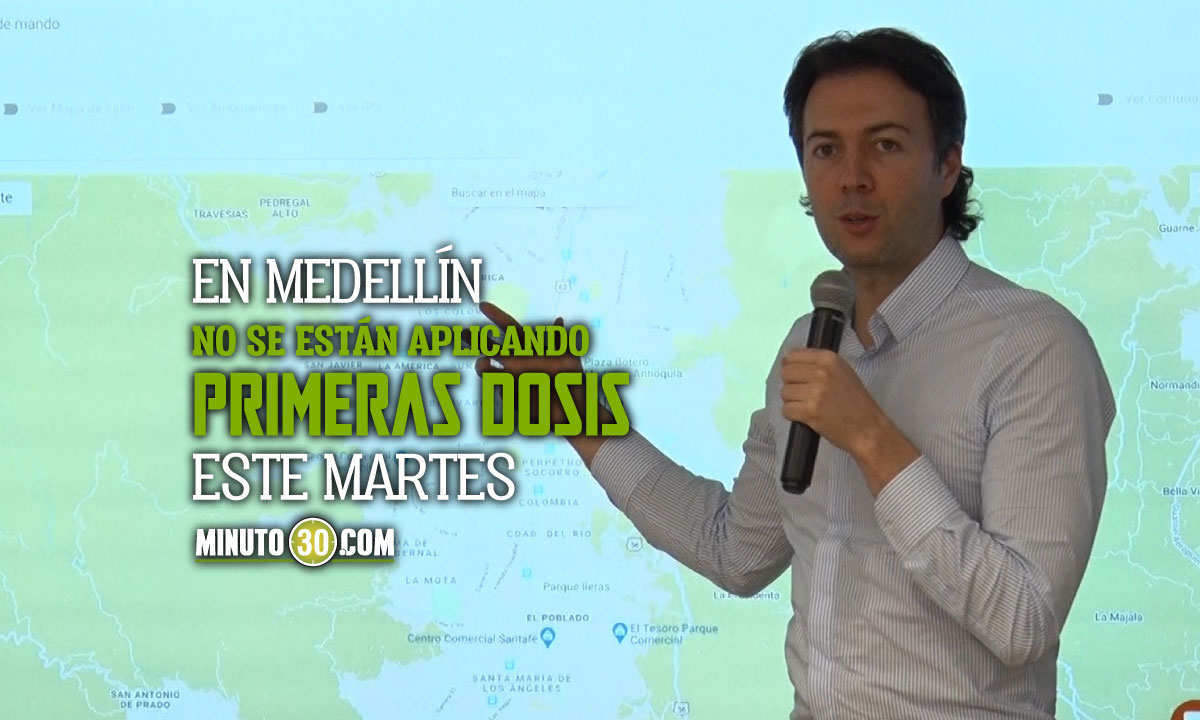 Video: "Nos sorprende que a Medellín la dejen, por tercera vez, sin vacunas", Daniel Quintero 1 Medellín