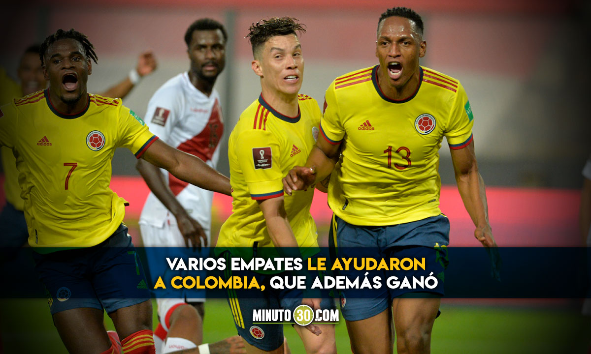 ¡Todos jugaron para Colombia! Así quedó la tabla de la eliminatoria, tras victoria de Brasil 1 Colombia