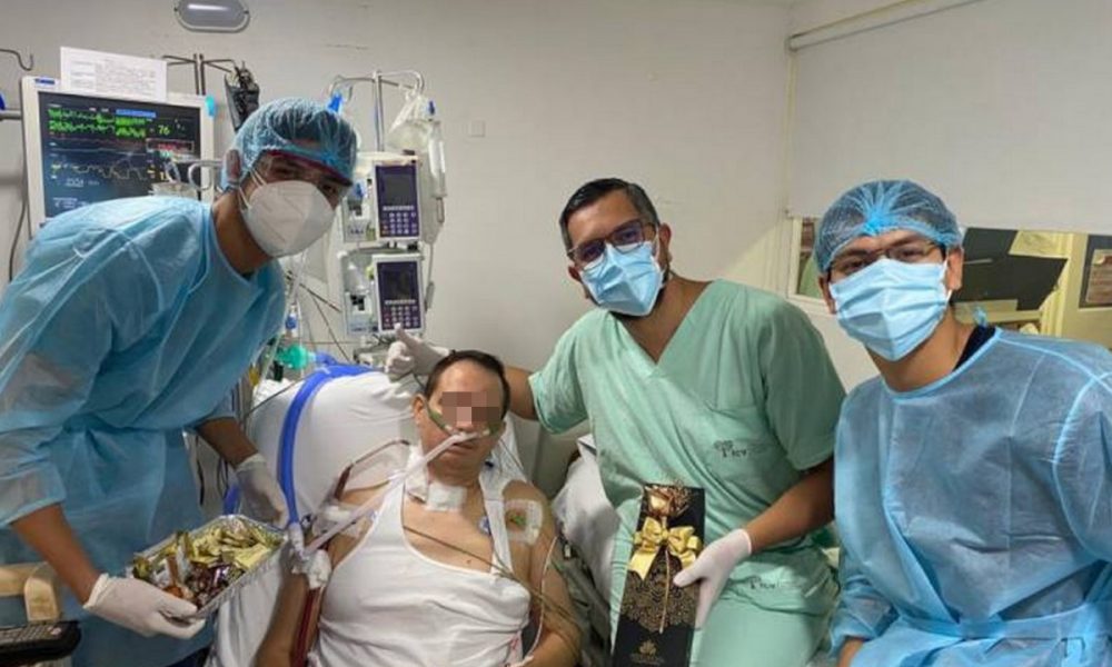 En una UCI en Santander les celebraron el día del padre a los pacientes Covid