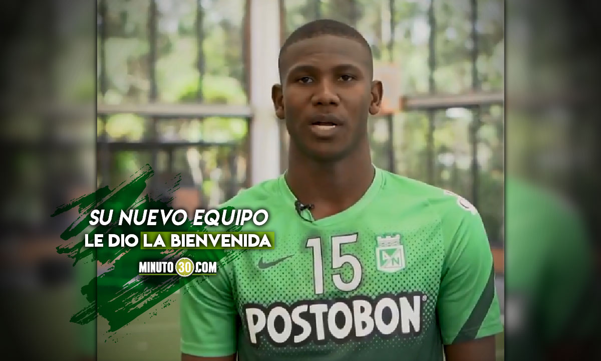 Yerson Mosquera, agradecido, se despidió de Atlético Nacional 1 Yerson Mosquera se despidio de Atletico Nacional