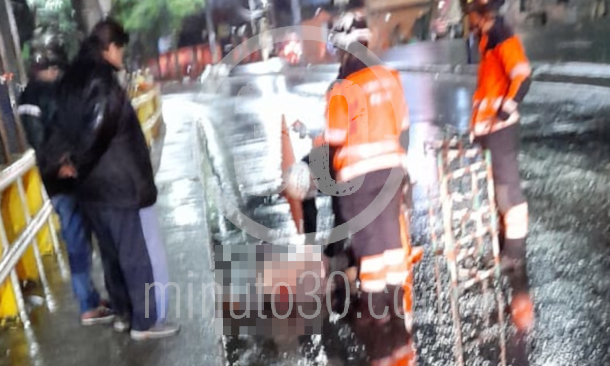 FOTOS: ¡Qué tragedia! En Bello murió un peatón atropellado por un taxi 4 BELLO