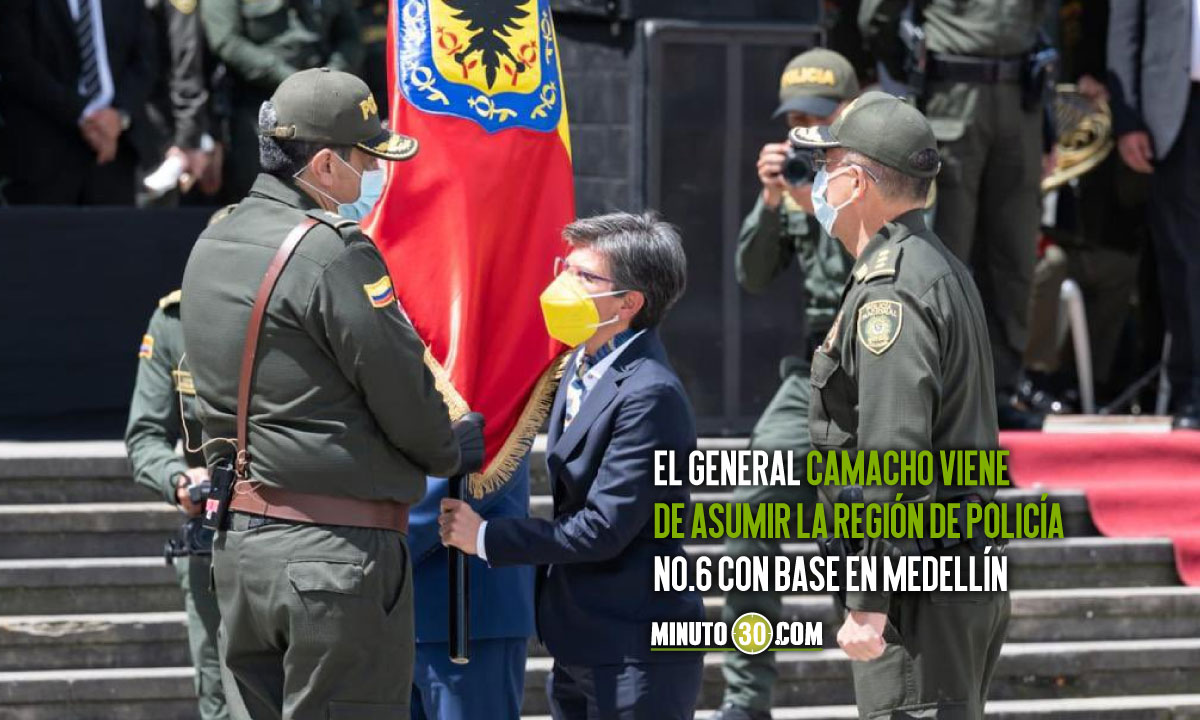 Jorge Camacho asumió la comandancia de Policía de Bogotá Jorge Camacho asumió la comandancia de Policía de Bogotá