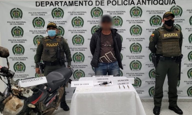 Capturado en Entrerríos con un arma de fuego y base de coca