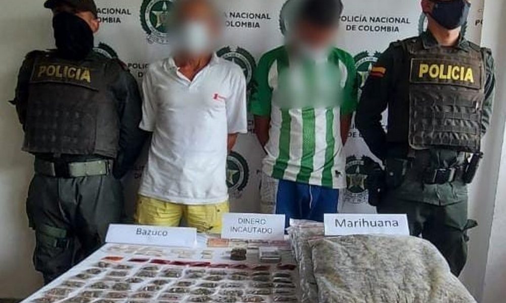 Los cogieron en zona rural de Andes con marihuana y bazuco
