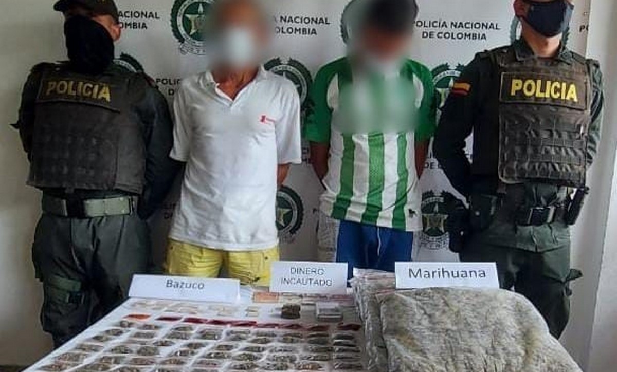 Los cogieron en zona rural de Andes con marihuana y bazuco Los cogieron en zona rural de Andes con marihuana y bazuco