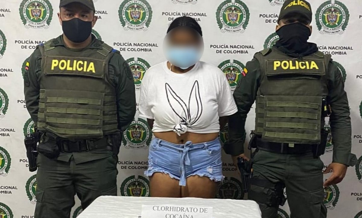 Capturada en remedios por llevar varias dosis de cocaína Capturada en remedios por llevar varias dosis de cocaína