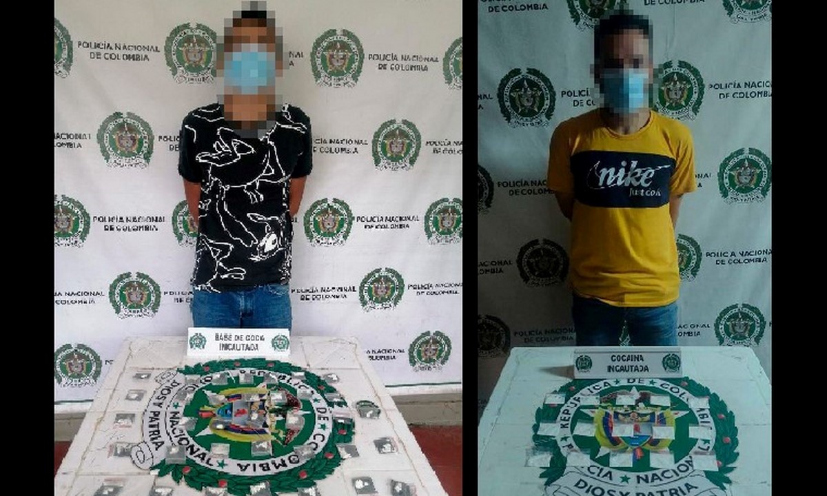 Capturados con droga en El Popular y Santo Domingo Capturados con droga en El Popular y Santo Domingo
