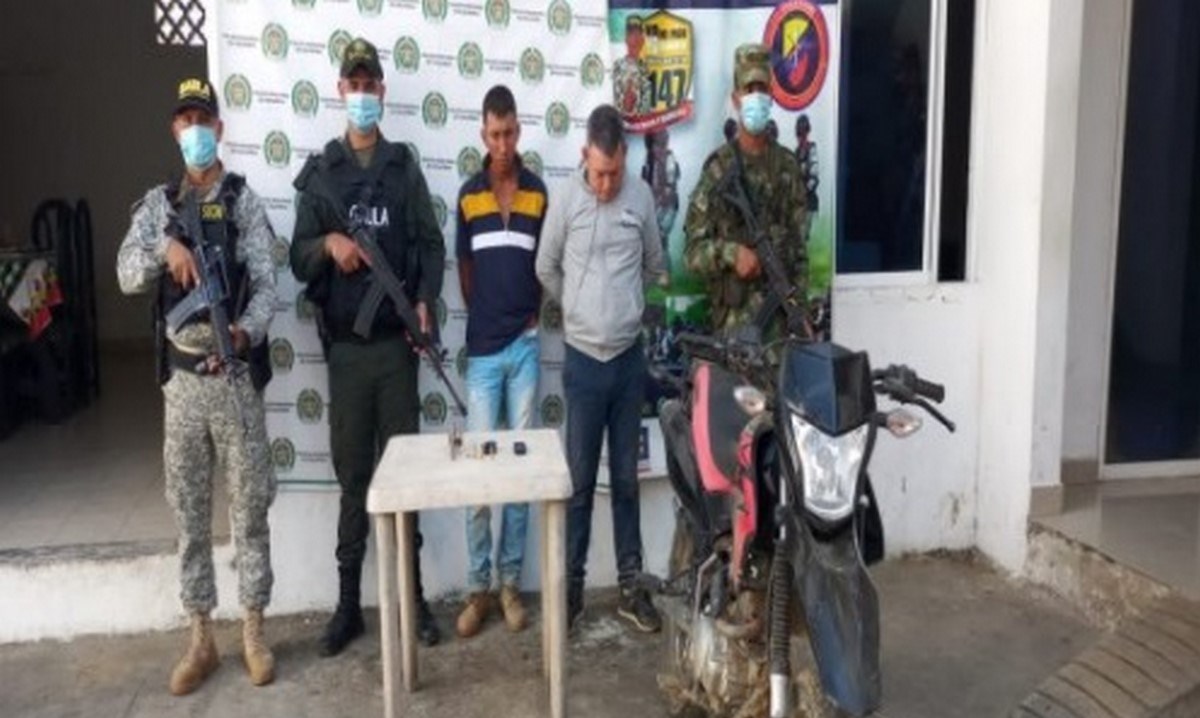 Capturaron a "Lavomatic" y "Mujer Suegra", sería del Clan del Golfo 1 clan del golfo sucre