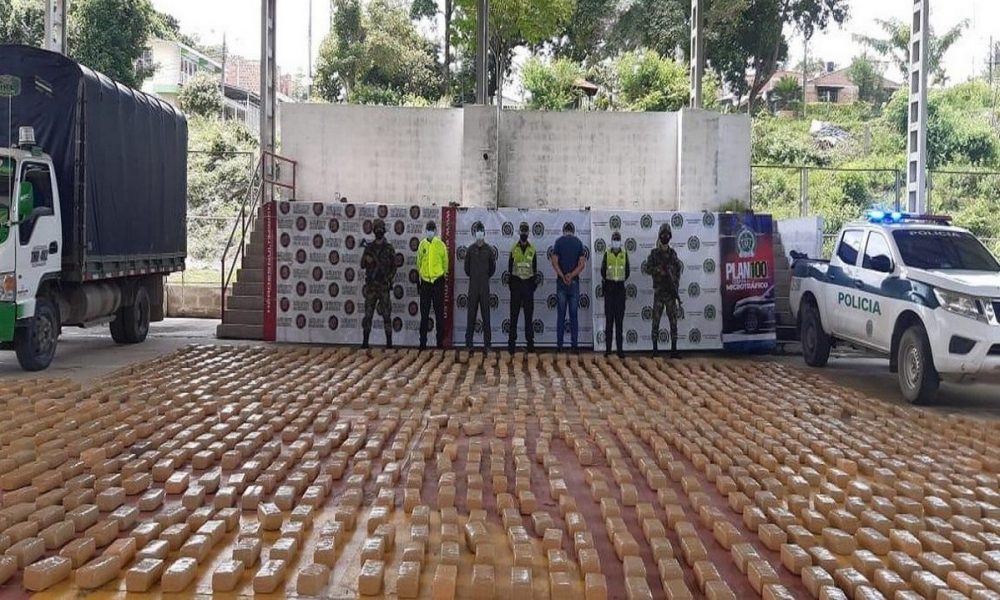 Incautaron casi dos toneladas de marihuana en Tolima