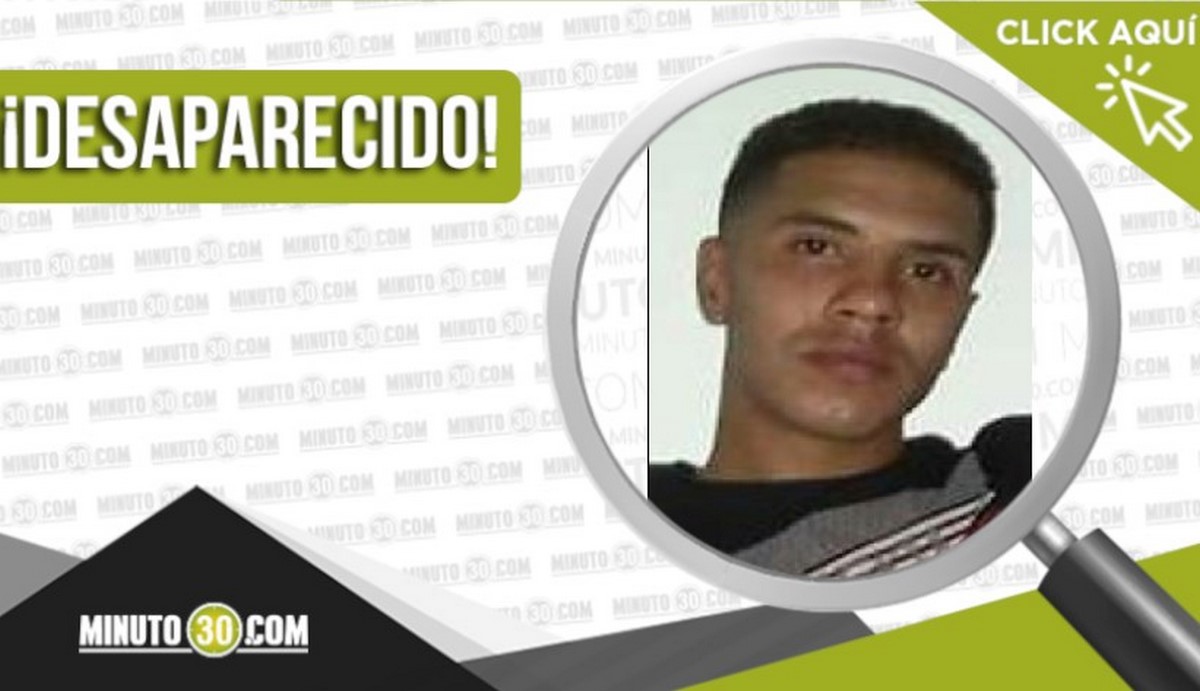 Luis Eduardo Velásquez Toro de 35 años está desaparecido 1 Luis Eduardo Velásquez Toro desaparecido
