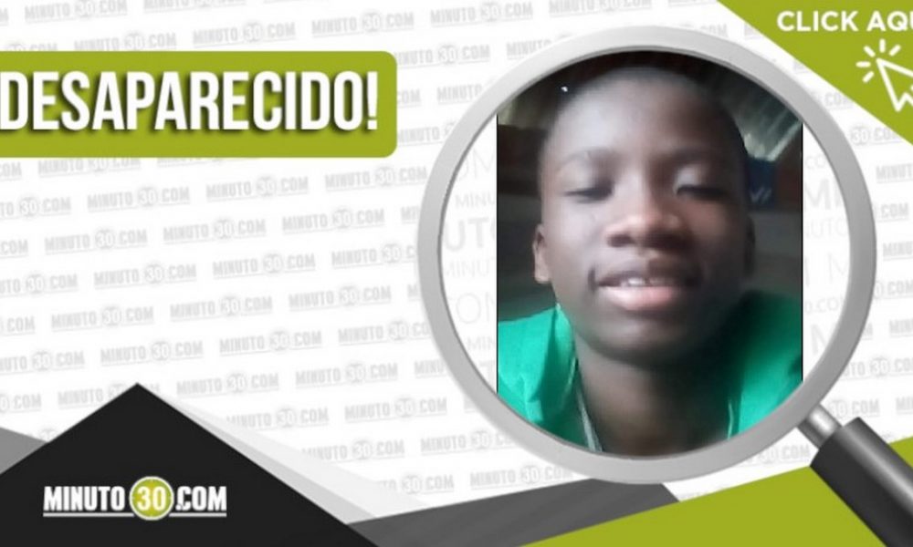 Johan Smith Palacios Palacios desaparecido