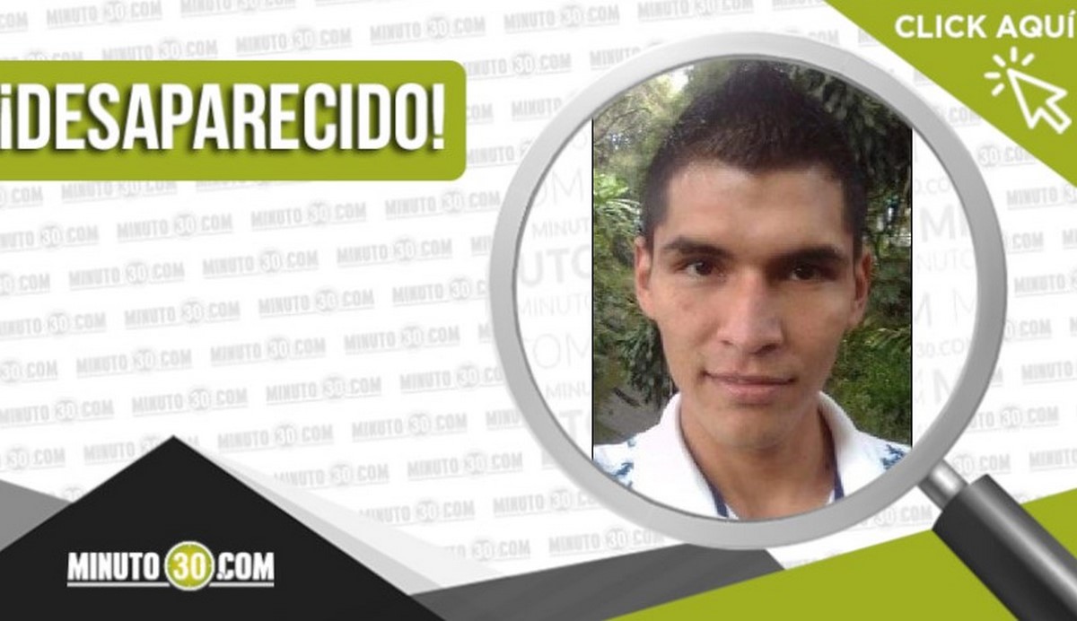 William Enrique Piso Achipiz está desaparecido en Medellín 1 William Enrique Piso Achipiz desaparecido