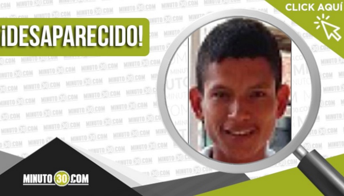 Jeison Alfonso Gómez Higuita desapareció en el barrio La Gabriela de Bello 1 Jeison Alfonso Gómez Higuita desaparecido