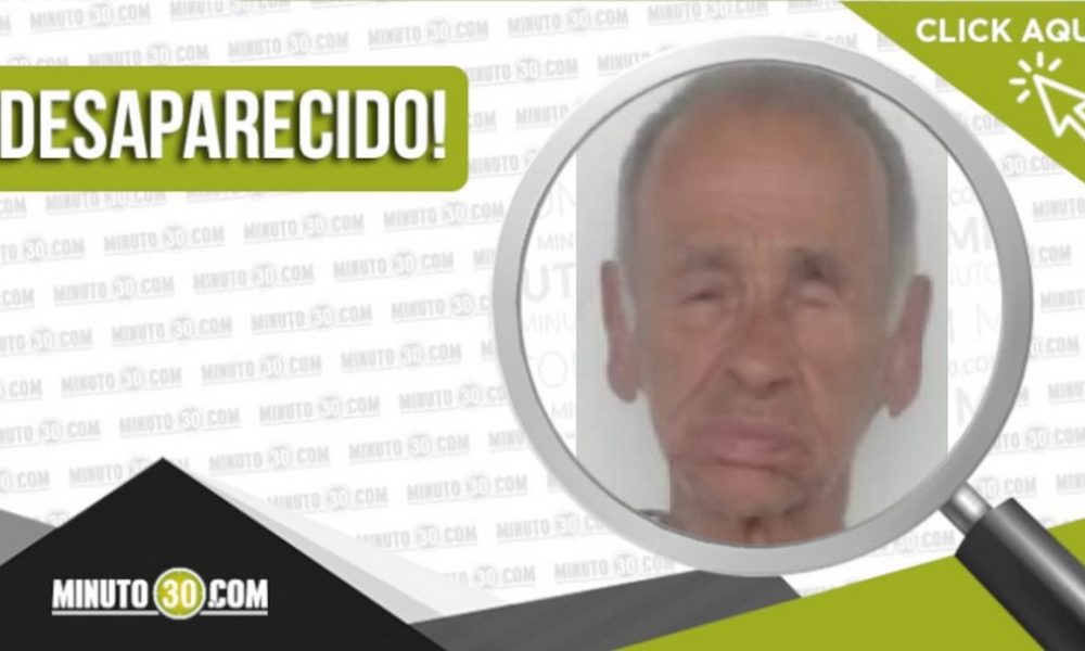 Argiro de Jesús Martínez Martínez está desaparecido