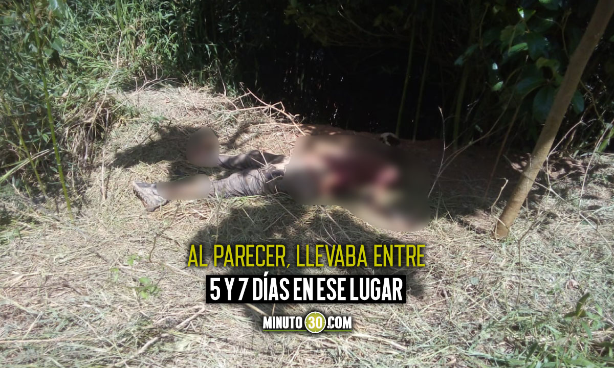 Encontraron un cuerpo en estado cadavérico en la vereda Vallecito de Barbosa 1 Encontraron un cadáver en la vereda Vallecito de Barbosa