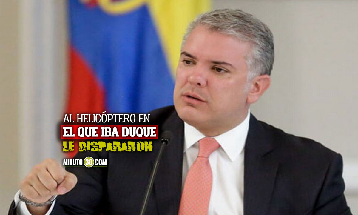 ¡Atención! Atacaron el helicóptero en el que iba Duque de Sardinata a Cúcuta, Norte de Santander 1 Atacaron el helicóptero en el que iba Duque
