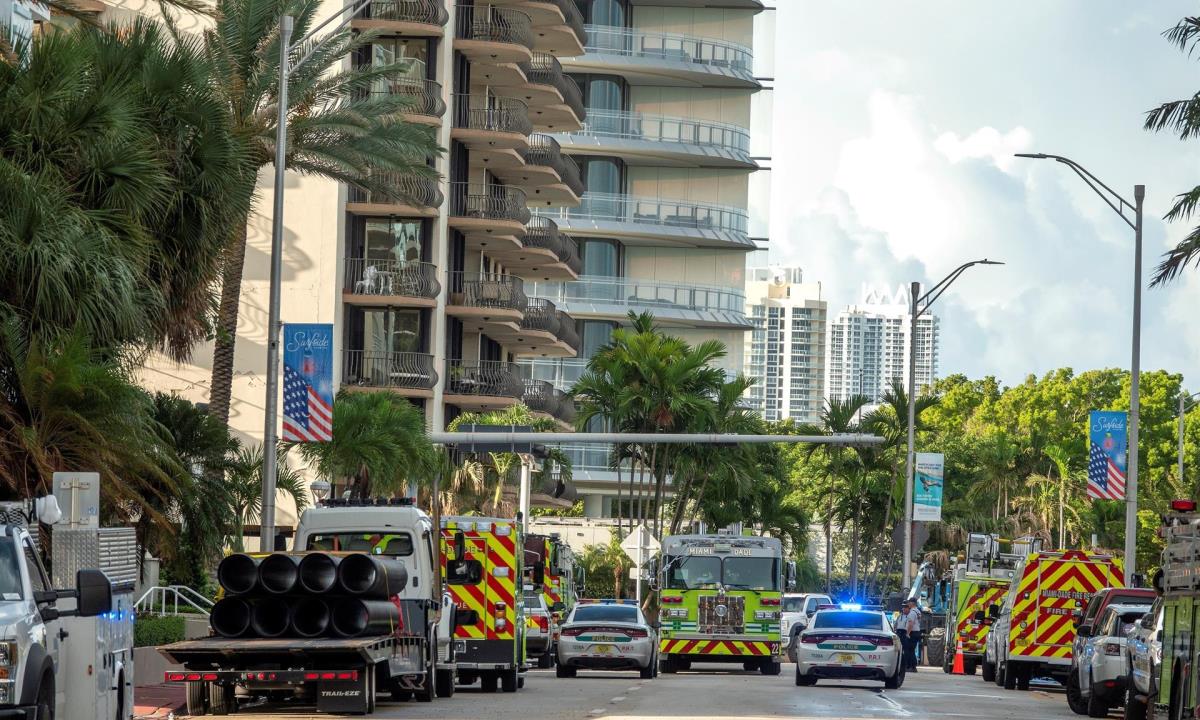 Identifican a otras tres víctimas del derrumbe en Miami 1 edificio derrumbe miami
