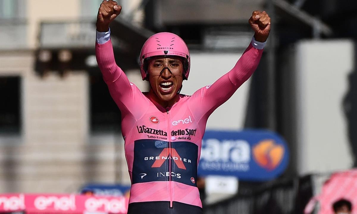 En la imagen, el ciclista colombiano Egan Bernal (Ineos Grenadier). EFE/Luca Zennaro/Archivo Egan Bernal