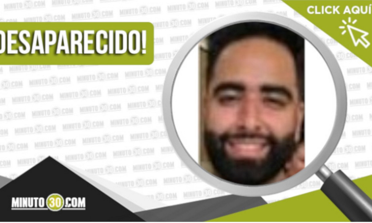 Héctor Daniel Ospina Vera de 30 años está desaparecido Héctor Daniel Ospina Vera de 30 años está desaparecido