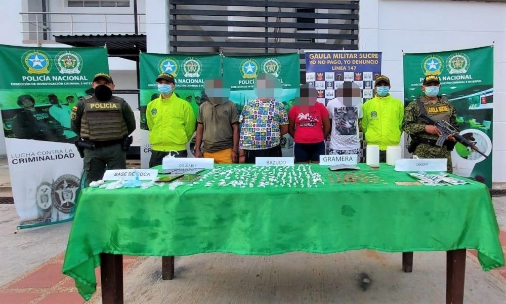 Cogieron a 4 presuntos integrantes de 'Los Escolares'