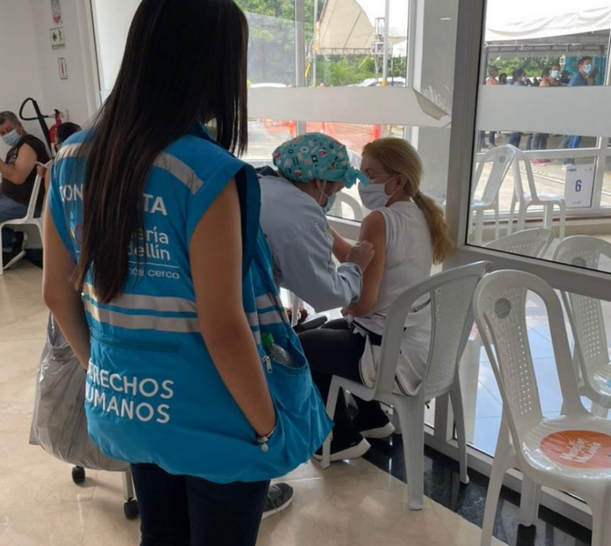 Personería de Medellín pidió vacunas anti Covid para líderes sociales y periodistas