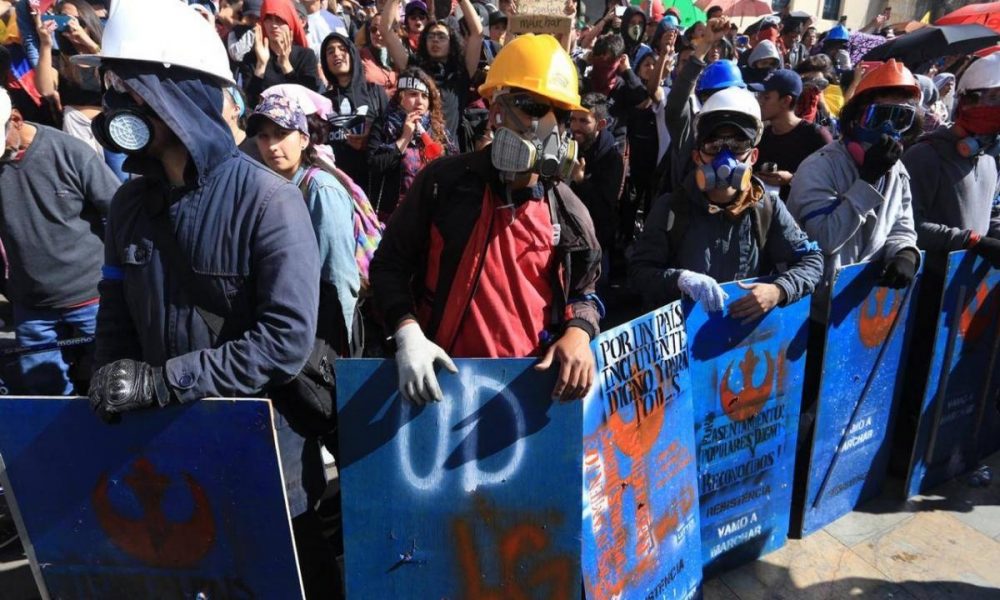 primera línea-Bogotá