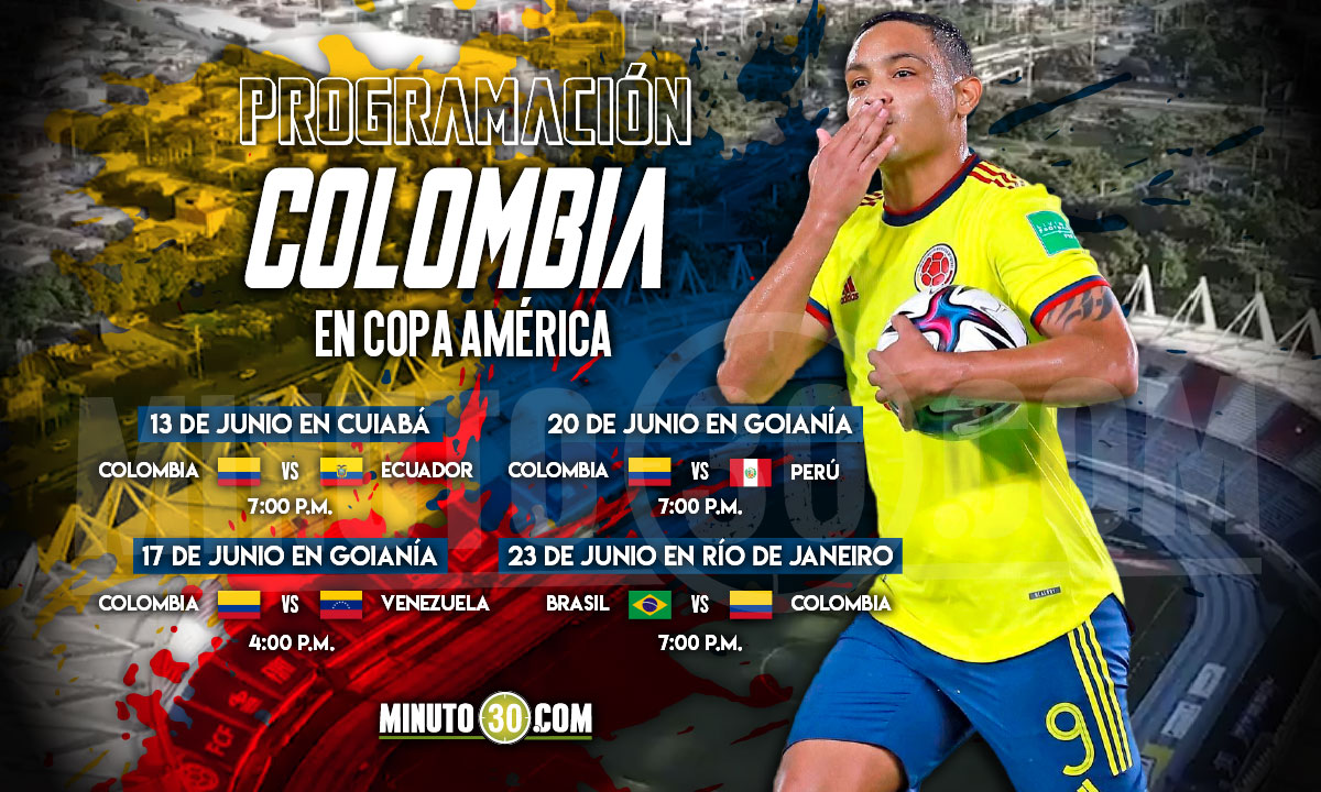 Calendario Colombia en Copa America