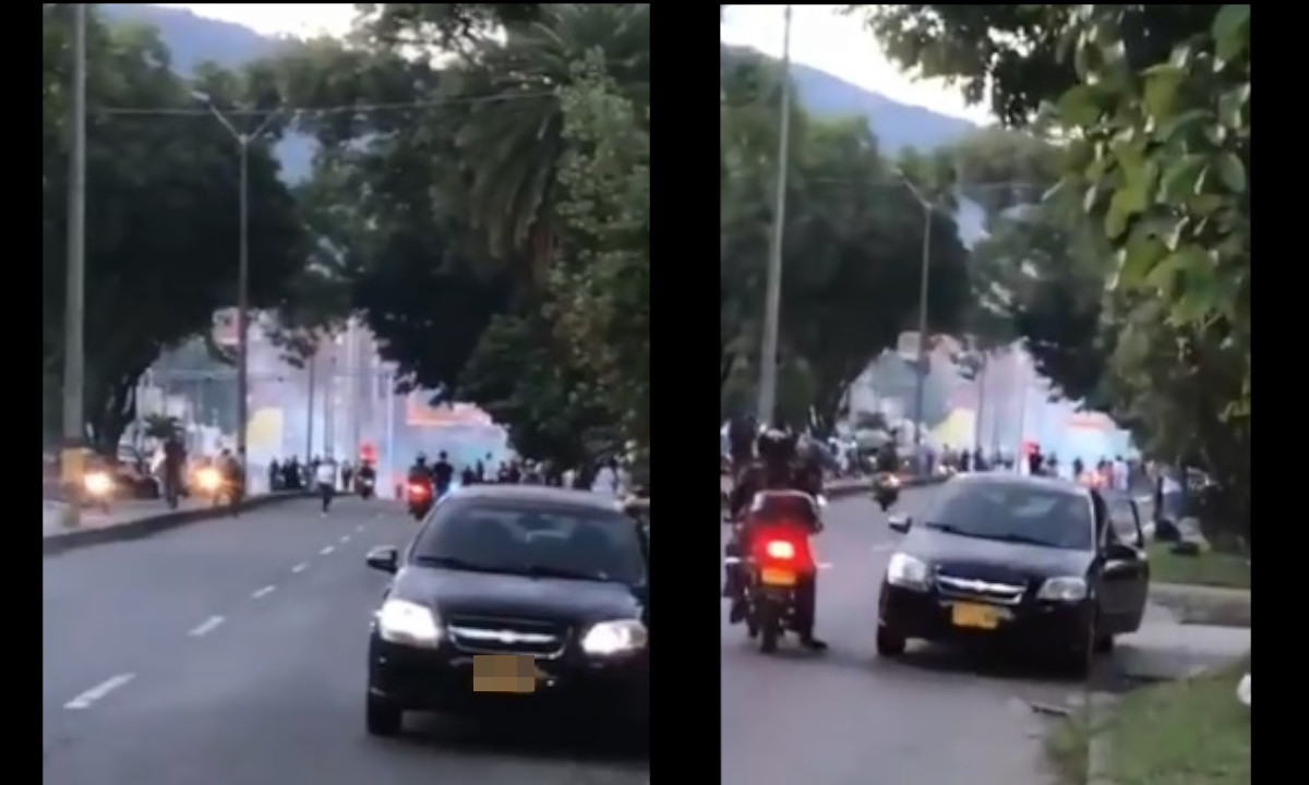 Si va por la Avenida San Juan ¡Pilas! Hay disturbios
