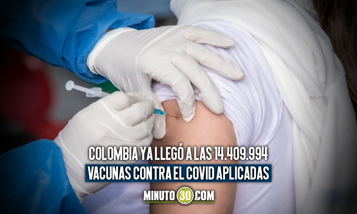 ¡Qué buena! Más de un millón de vacunados en los últimos tres días en Colombia 1 Más de un millón de vacunados en los últimos tres días