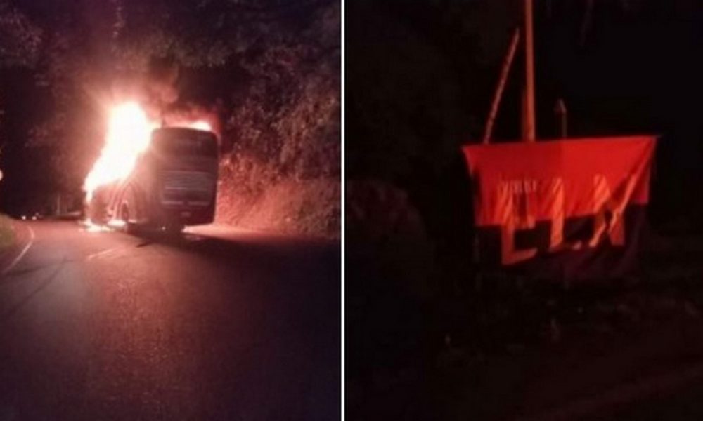 Al menos 9 vehículos fueron quemados en Valdivia