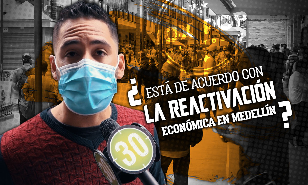 Video: Paisas, muy contentos por la reactivación total de Medellín 1 Medellín