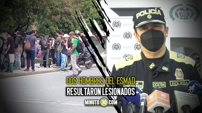 4-personas-resultaron-capturadas-Policia-entrego-balance-de-las-marchas-del-28-de-julio-en-Medellin manifestaciones