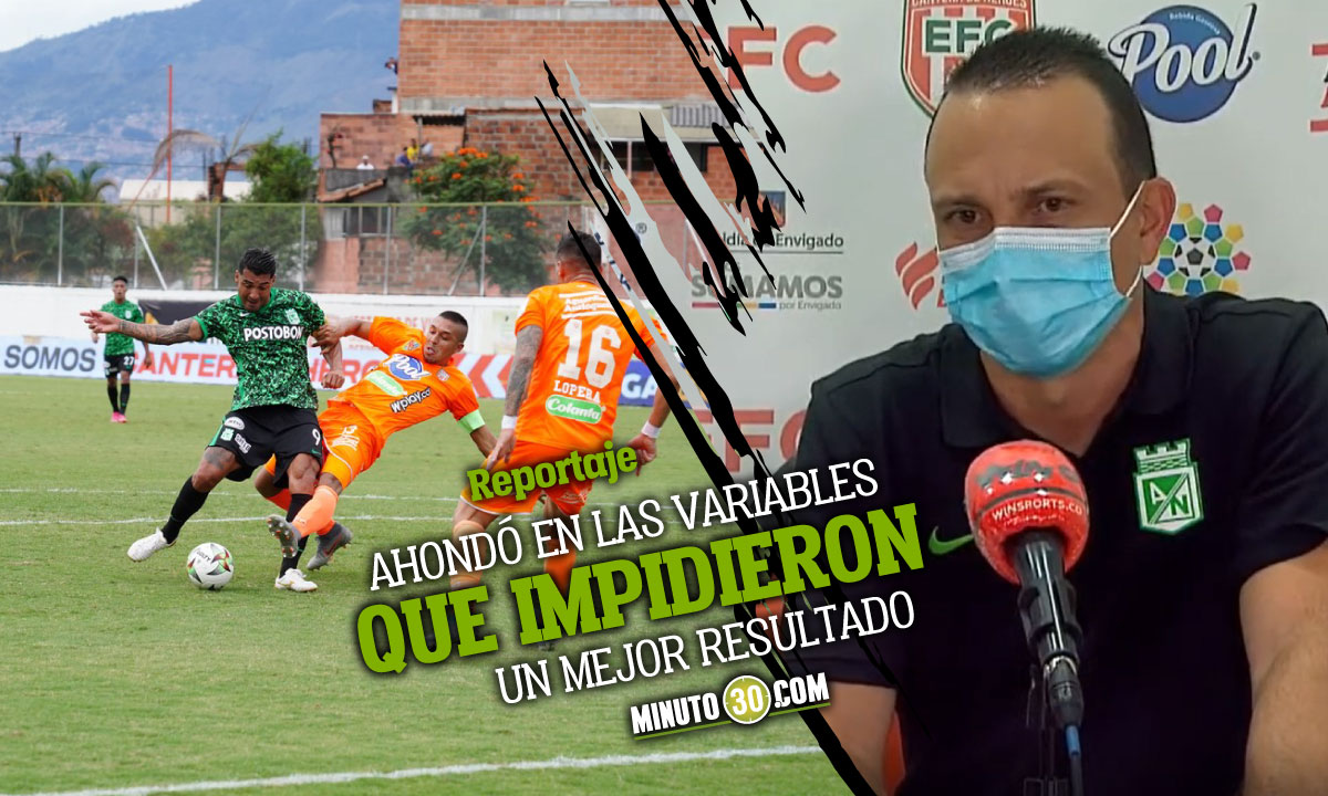 Alejandro Restrepo analizó lo sucedido en el Polideportivo Sur, en el empate con Envigado 1 Alejandro Restrepo analizo lo sucedido en el Polideportivo Sur en el empate con Envigado