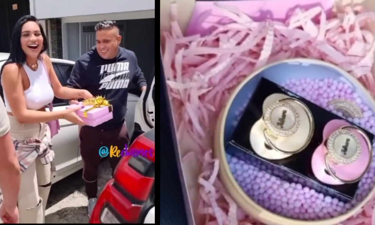 Luego de tres meses de espera, Andrea recibió no uno sino dos chupos lujosos que le mandó a hacer a su bebé Luego de tres meses de espera, Andrea recibió no uno sino dos chupos lujosos que le mandó a hacer a su bebé
