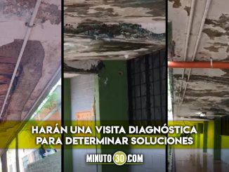 FOTOS Y VIDEO: ¡Qué impresión ese techo! Así encontraron la I.E. Gilberto Alzate Avendaño 1 Así encontraron la I.E. Gilberto Alzate Avendaño