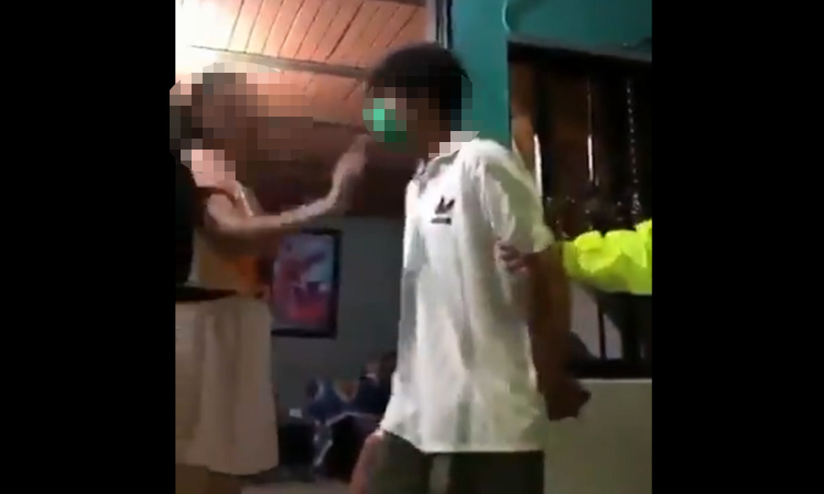 VIDEO: “Ahí si se acuerda que tiene abuela”, con ‘cantaleta’ fue la captura del joven de la Primera Línea 1 Cantaleta