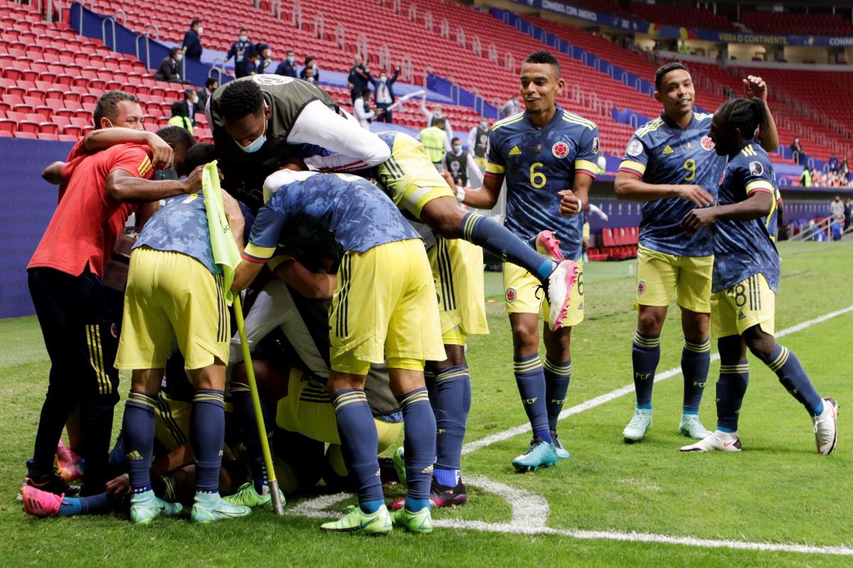 FOTOS: Colombia celebra su quinto tercer lugar en Copa América 2 COPA AMERICA COLOMBIA3 1